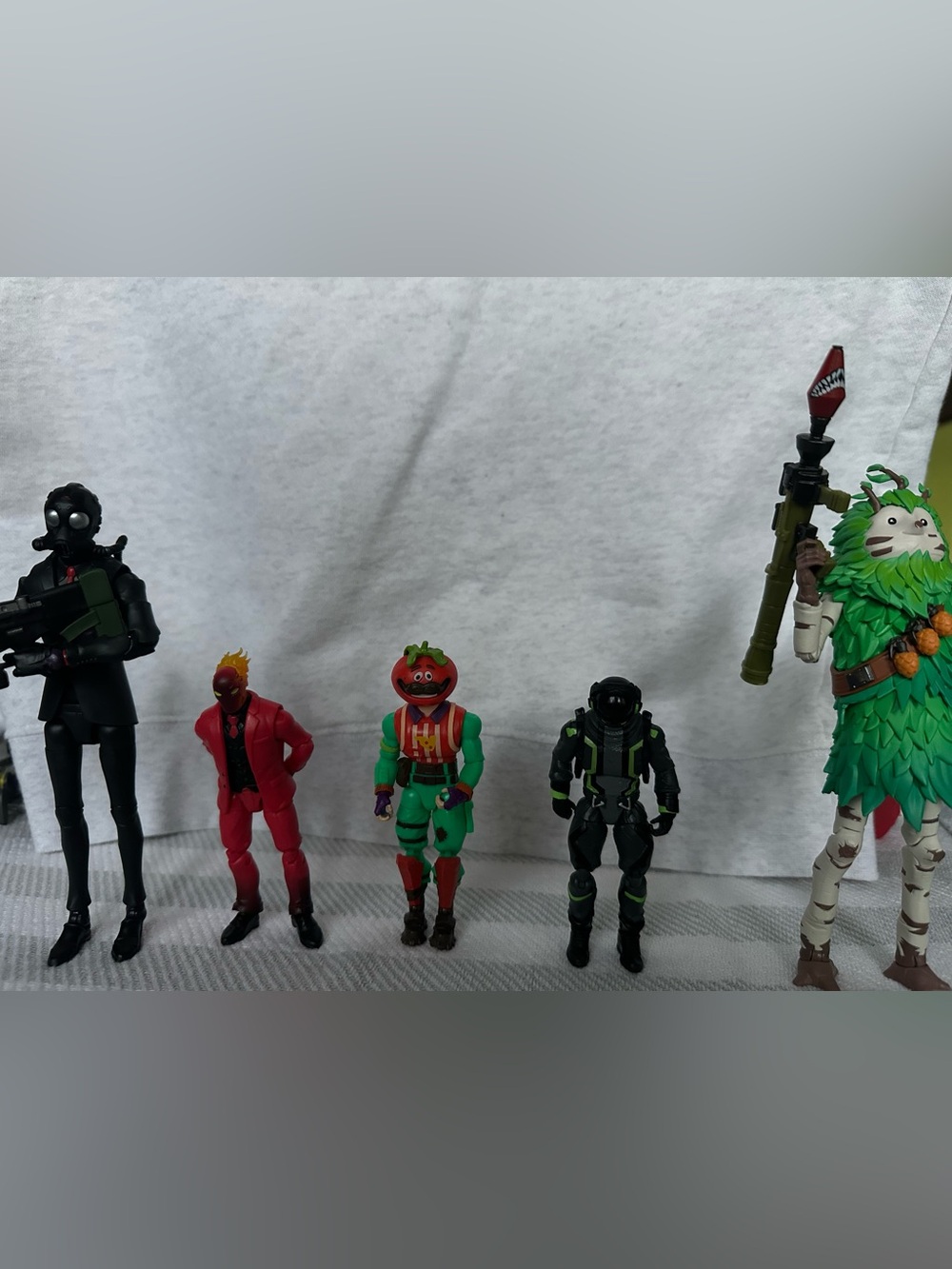 Tomato-Head Inspired Kids Action Figure - Green and Red
